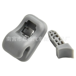 Changan Suzuki <b>Car</b> Sun <b>Visor</b> Clip Y94 Nylon Buckle Front Windshield Shade Fixing Base Gray Beige - Product Image 3
