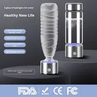 Générateur d'eau hydrogénée rechargeable pour tasse froide, générateur d'hydrogène portable, bouteille d'eau électrique avec technologie SPE PEM