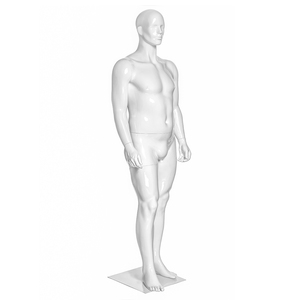 Maniquí de Fibra de Vidrio PLUSSMAN para Escaparate, Talla Extra Grande, Hombre Gordo, Maniquí Masculino de Gran Tamaño - Product Image 4