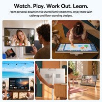 Téléviseur intelligent Android portable de 27 pouces, écran FHD, MTK8786, 6 Go de RAM, 128 Go de ROM, Bluetooth 5.0, modèle H02CF