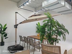 ร่มกันแดดสองชั้นราคาส่งถูก พร้อมไฟ LED พลังงานแสงอาทิตย์ สำหรับสระว่ายน้ำ - Product Image 6