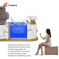 Salon professionnel meubles manucure électrique inclinable pédicure chaise beauté lumière surf pied Spa chaise pédicure Station