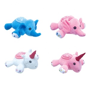 Peluches de <span class=keywords><strong>Anime</strong></span> Musical, Juguete de Peluche Suave para Bebés, Unicornio de Peluche, Proyector Musical de Elefante para Bebé con Sonido y Luz - Product Image 2