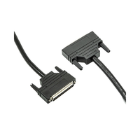 Cable SCSI de 68 Pines Macho a Macho de Alta Velocidad con Doble Blindaje, Cubierta de PVC Trenzada, Pines Chapados en Oro para Equipos PLC Industriales y Escáneres