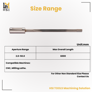 مسدس حفر عالي الأداء من كربيد التنجستن بحافة واحدة من القاع المسطح مع طلاء لآلات الحفر المعدنية الفولاذية ذات الفتحات العميقة - Product Image 3