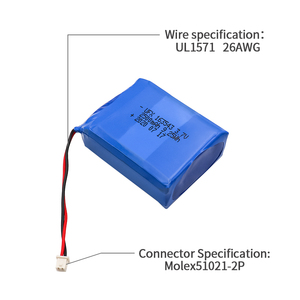 Oem/odm <span class=keywords><strong>3.7v</strong></span> נטענת 163543 lipo 2500mah li-פולימר עבור מוצרי אלקטרוניקה <span class=keywords><strong>3.7v</strong></span> 2500mah li - Product Image 6