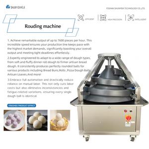 Línea de fabricación de bolas de masa completamente automática que incluye divisor, solución llave en mano más redonda para fábrica de <span class=keywords><strong>panadería</strong></span> - Product Image 3