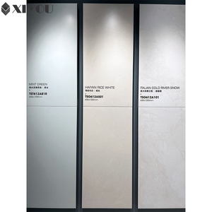 אריחי רצפה שיו 60x60, אריחי שיש מלוטשים, פורצלן מזוגג מבריק, ריצוף פנים מבריק במיוחד, אריחי קרתה בז' 400x800, אזוליחוס - Product Image 4