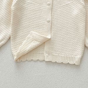 Ensemble printemps pour filles Angou, cardigan en tricot avec broderie de fraises, élégant <span class=keywords><strong>pull</strong></span> pour bébé <span class=keywords><strong>fille</strong></span> nouveau-né, cardigan - Product Image 4