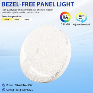 Luminaria LED de Alta Calidad, 80-90LM/W, IP20, Impermeable, Ultrafina, Alta Transmitancia, Superficie con Diseño de Diamante, Modelo Redondo, Sin Bisel - Product Image 4
