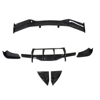 Kit de carrosserie en Fiber de carbone de haute qualité lèvre avant diffuseur arrière jupes latérales aileron arrière pour Chevrolet Corvette C8