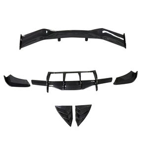 Kit de carrosserie en Fiber de carbone de haute qualité lèvre avant diffuseur arrière jupes latérales aileron arrière pour <span class=keywords><strong>Chevrolet</strong></span> Corvette C8 - Product Image 3