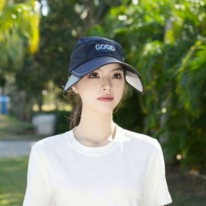 Wholesale Custom Summer <b>Sun</b> <b>Shade</b> Baseball Cap Side <b>Shade</b> Golf Running Cap 100% Cotton Image 3D Embroidery Silver Copper Buckle - Product Image 3