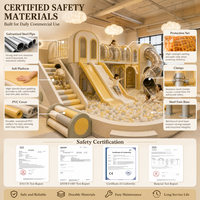 Área de Juegos Infantil con Bloques de Espuma Naranja, Certificación CE, TUV, ISO 9001, Entrega Llave en Mano, Mini Tobogán, Piscina de Pelotas, Proyecto de Museo