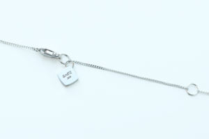 Collar de Composición en Oro Blanco de 14K con Diamantes, Joyería Fina al por Mayor, Fabricante de Joyería, Collar de Diseño Personalizado, OEM ODM - Product Image 3