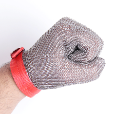 Gants en <span class=keywords><strong>maille</strong></span> à 5 doigts en acier inoxydable/Gants anti-coupures en acier inoxydable/Gants de <span class=keywords><strong>boucher</strong></span> - Product Image 2