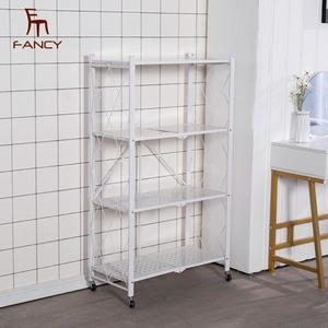 <span class=keywords><strong>Estante</strong></span> de Cocina de Gran Capacidad de Alta Calidad, Estantes de Almacenamiento de Metal <span class=keywords><strong>para</strong></span> <span class=keywords><strong>Baño</strong></span> en Blanco y Negro - Product Image 3