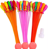JYAO 111 pièces de ballons d'eau à remplissage rapide pour ballon jouet drôle d'été en plein air