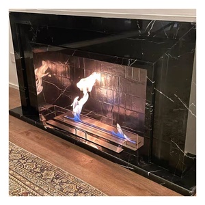 Chimenea <span class=keywords><strong>de</strong></span> <span class=keywords><strong>Bioetanol</strong></span> Moderna con Llamas Reales, Control Remoto, <span class=keywords><strong>de</strong></span> Acero para Sala <span class=keywords><strong>de</strong></span> Estar, en Oferta - Product Image 1