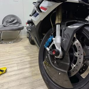 Para <span class=keywords><strong>BMW</strong></span> S1000R M1000R S1000RR S1000RR S1000XR Kit de guardabarros delantero de motocicleta <span class=keywords><strong>cubierta</strong></span> protectora de pinza de radiador de disco de freno - Product Image 6
