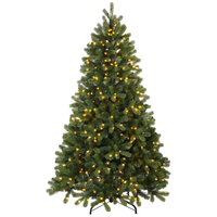 Sapin de Noël Artificiel Personnalisé 1,5-3 m, Branches en PE, Lumières Blanches Préinstallées, Décoration Intérieure de Fêtes, Plusieurs Couleurs Disponibles