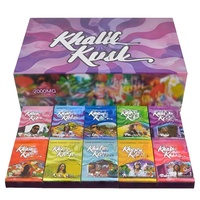2025 Le dernier modèle de Khalifa Kush 2G, boîtes d'emballage vides, haute qualité, personnalisables