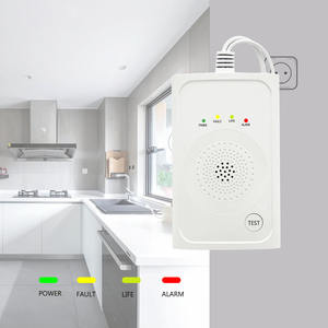 Barato gás vazamento <span class=keywords><strong>detector</strong></span> com válvula cortada casa cozinha <span class=keywords><strong>detector</strong></span> sensor 12v cortar a válvula - Product Image 2