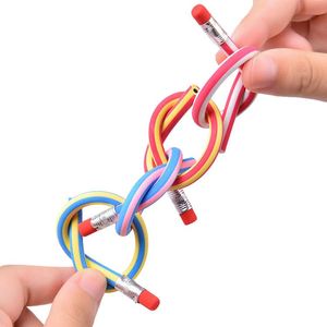 Crayon pliable flexible pour enfants, personnalisé avec logo coloré, promotionnel, professionnel - Product Image 1