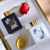 Diffuseur de roseaux d'huile de parfum personnalisé de 150ml-Vente en gros à faible quantité minimale de commande, diffuseur d'arômes de qualité supérieure avec bâtons de fibres, désodorisant pour maison/hôtel