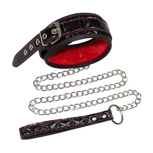 Ensemble de bondage SM étanche en PU, menottes, dispositifs de retenue, ensemble dix pièces avec bandeau, bâillon à boule, <span class=keywords><strong>fouet</strong></span> et chaîne pour couples, pour l'entraînement et le jeu coquin - Product Image 5