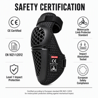Ensemble de protections pour genoux et coudes de moto certifiées CE, respirantes en nid d'abeille, protections pour motocross, protections pour genoux et coudes pour la conduite