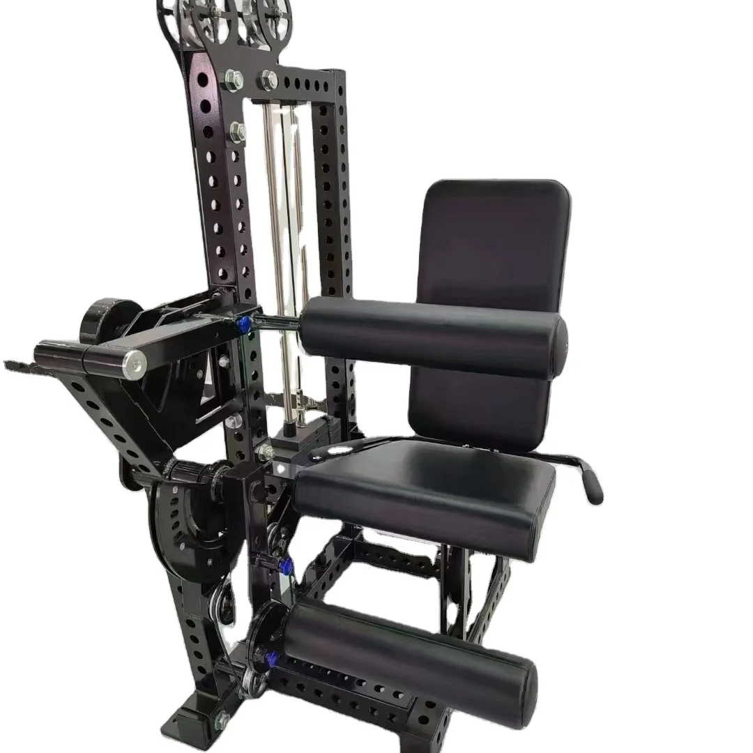 RiZhao Dual GYM Fitness Workout Set 2 en 1 Pin Selección de carga Curl de piernas y máquina de extensión