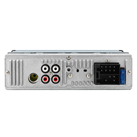 Nouveau lecteur MP3 de voiture 1DIN avec LED, USB, Bluetooth, autoradio avec radio FM pour mise à niveau audio automobile