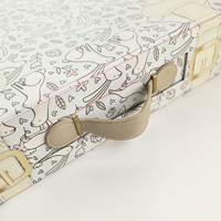 Nouvelle boîte cadeau au design personnalisé avec poignée boîte d'emballage en carton rigide créative sac à main mignon recyclé