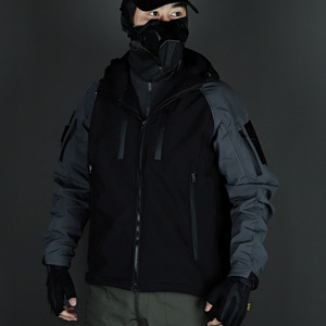 Chaqueta acolchada de invierno cómoda Formal para hombre, capucha de lana, cremallera a prueba de viento, Spandex de carcasa suave, precio de fábrica, servicio OEM/ODM - Product Image 6