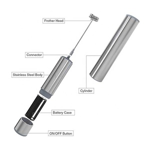 Tek ve çift yaylı çırpma süt köpürtücü el kahve elektrikli süt köpürtücü süt köpürtücü - Product Image 2