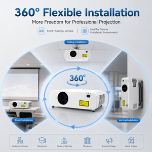 <span class=keywords><strong>Projecteur</strong></span> laser pour salle de conférence 4600 lumens ISO WUXGA haute luminosité pour présentations professionnelles - Product Image 3
