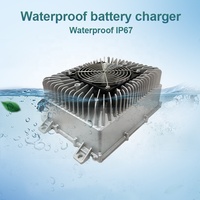48v72v96v Lithium LiFePO4 Chargeur de batterie 3.3kw Étanche à bord Chargeur pour moto Chariot élévateur