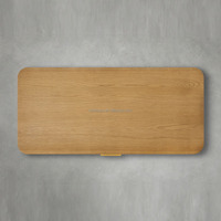 Bureau d'ordinateur rectangulaire en bois massif de style français MYHOME, durable, pour le bureau du responsable, le salon, taille personnalisable