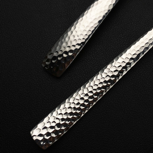 Búa muỗng đặt 18/10 thép không gỉ tốt Muỗng thiết lập với cạnh tròn máy rửa chén an toàn 7.6 inch muỗng canh - Product Image 6