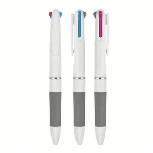Venta Directa de Fábrica, Bolígrafos Creativos 3 en 1 de Plástico con Logotipo Personalizado de la Marca BKS, en Varios Colores, con Empuñadura de Goma Suave y Punta de 1.0 mm - Product Image 2