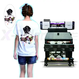 High Precision I3200 T-Shirt Dtf Multicolor Printer Reduced Noise Printing 2 Head Printer