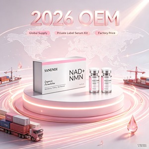 Suero Facial NAD Plus NMN con CICA Centella Madecassoside, Calmante, Reparador de la Barrera Cutánea Sensible, Sin Fragancia, OEM - Product Image 6