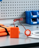 Gilet de sauvetage lumineux LED HYT, imperméable, pour secours maritime d'urgence, avec intensité lumineuse de 0,75 cd et autonomie de 8h