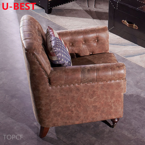 Sofá Individual Clásico U-Best con Botones, Canape, Divano, Divani, Sofy, Mueble, Meble De Salon, Muebles para Sala de Estar - Product Image 4