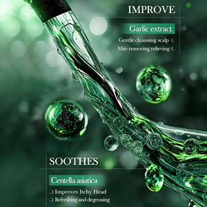 <span class=keywords><strong>Shampoing</strong></span> en gros anti-acariens et anti-pelliculaire à l'extrait d'ail et de Centella Asiatica, régulateur de sébum <span class=keywords><strong>pour</strong></span> le nettoyage du cuir chevelu - Product Image 6