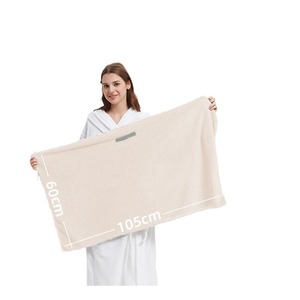 Gorro para secar el cabello, 60x105cm, forro polar coral, de secado rápido, color sólido, para mujeres, cabello largo, uso doméstico - Product Image 5