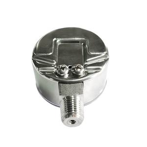 كل أنابيب بوردون من الفولاذ المقاوم للصدأ ، مقاييس ضغط ميكانيكية مملوءة بالزيت الهيدروليكي ، مقياس ضغط - Product Image 2