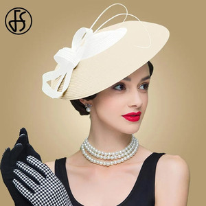 FS Fascinators cappello bianco nero portapillole - Product Image 5