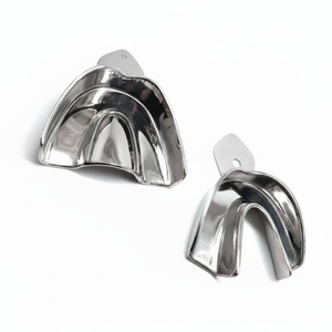 Bandejas de impresión dental de acero inoxidable, Instrumentos dentales de acero inoxidable, instrumentos de laboratorio - Product Image 1